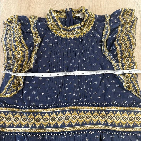 Excellent SEA NEW YORK Arlita Flutter Sleeve Tunic Dress โ Size Small - Picture 15 of 16